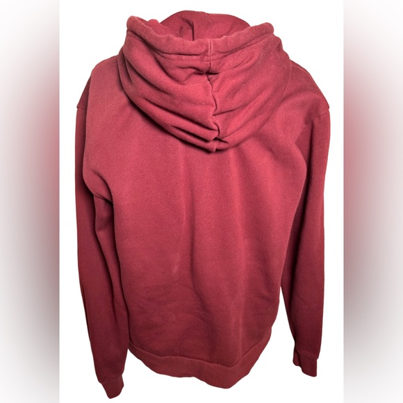 Adidas Burgundy Hoodie with Logo - Picture 3 of 5